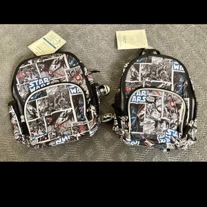TWO Star Wars Pottery Barn Kids Mini Backpacks